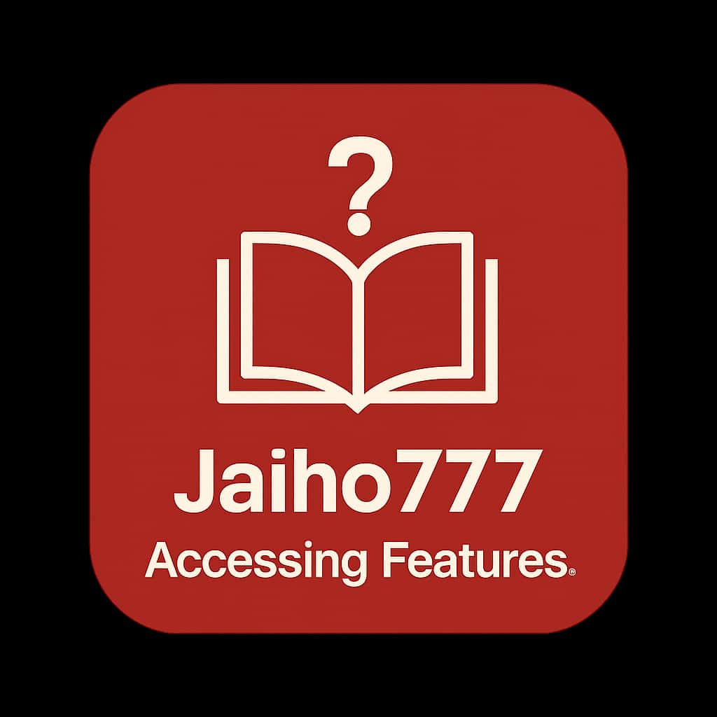 An icon representing the guide to accessing Jaiho777 features.