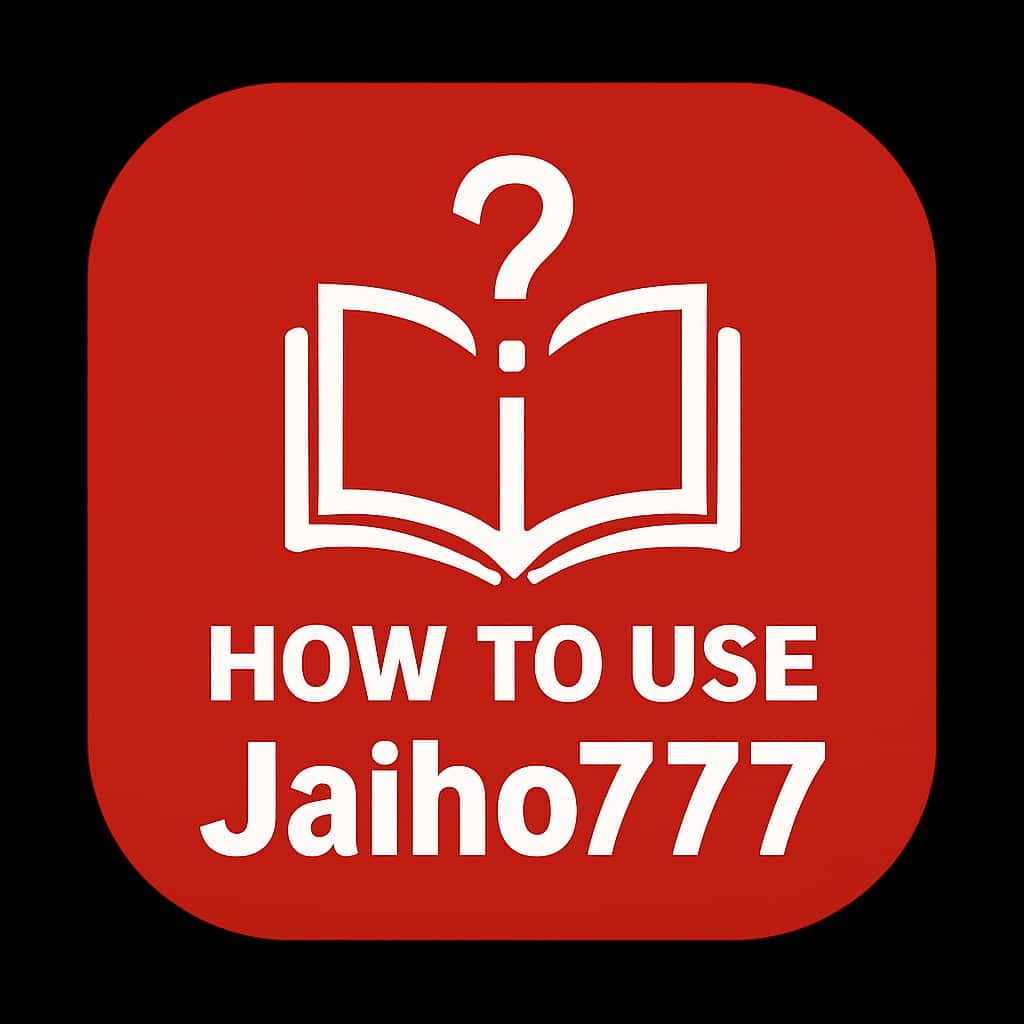 A professional badge icon symbolizing the guide on using Jaiho777.