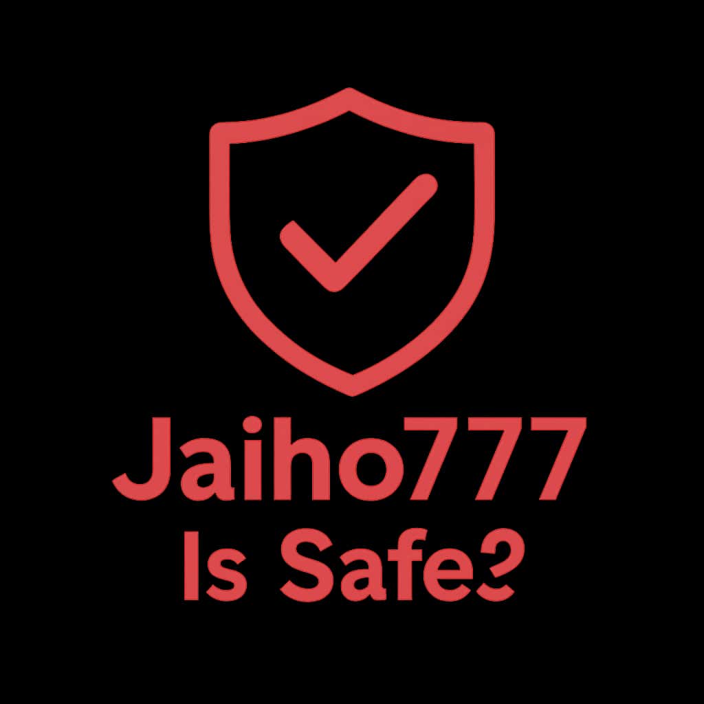 A badge indicating the safety of Jaiho777.