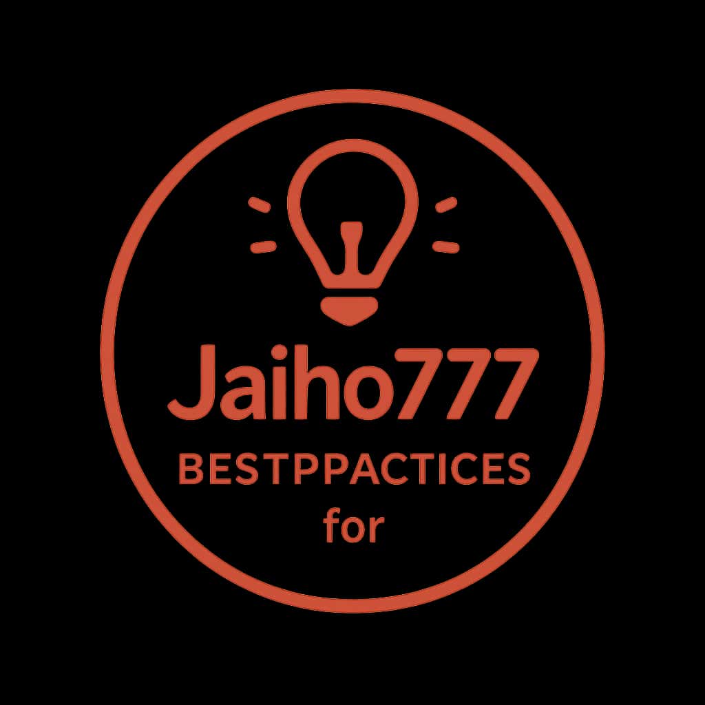 A badge representing best practices for Jaiho777.
