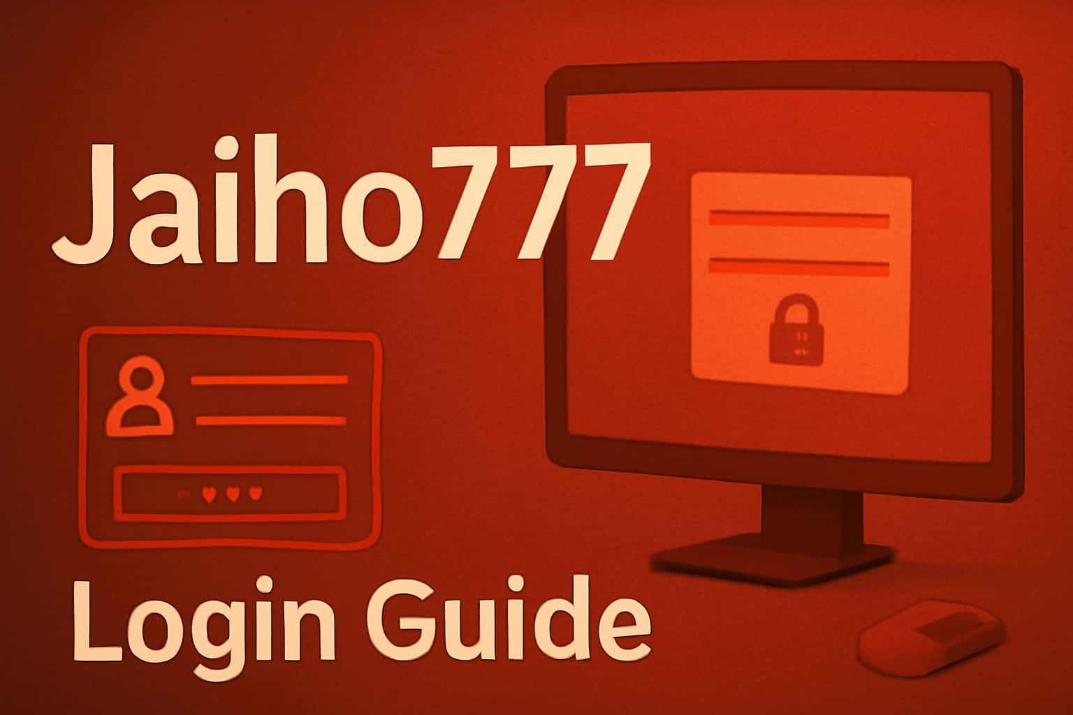 Information on how to log into Jaiho777 account.