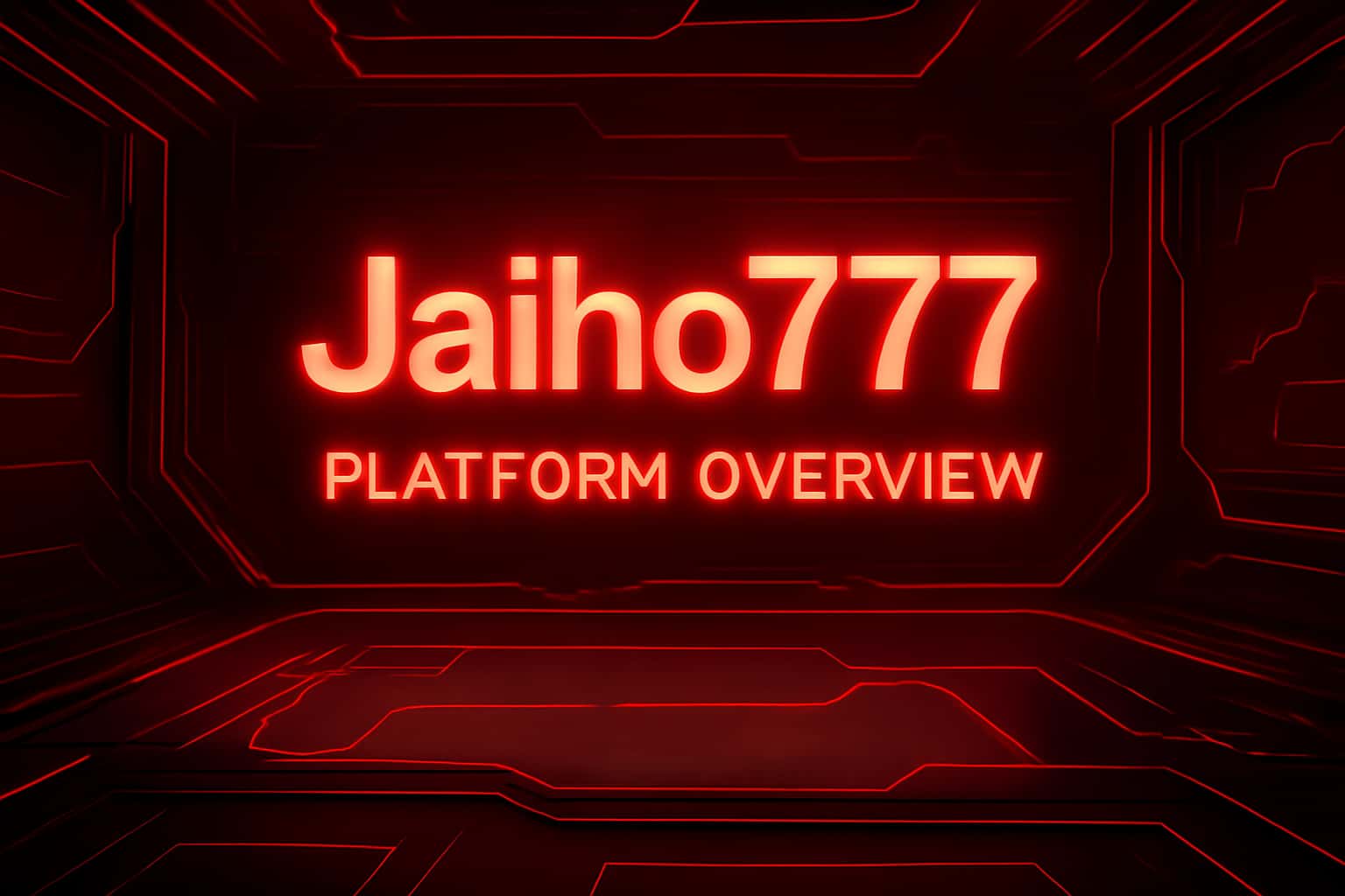 Futuristic platform background