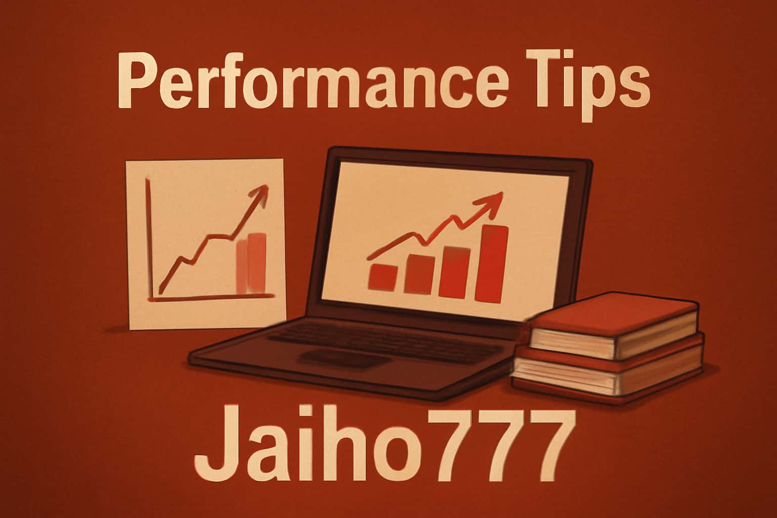 Informational scene showcasing performance tips for Jaiho777.