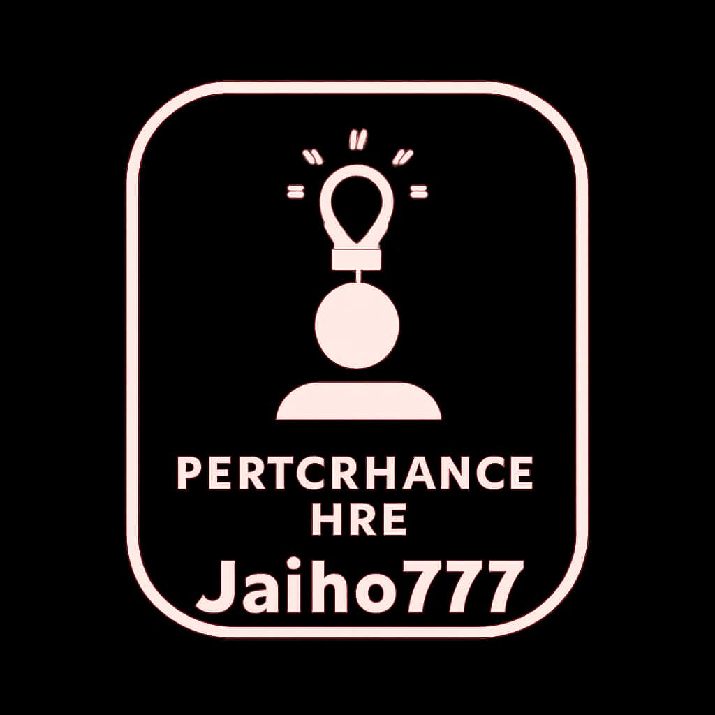 Icon representing performance tips for Jaiho777.